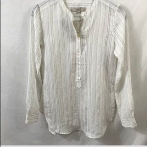 Loft White & Black XXSP Shirt